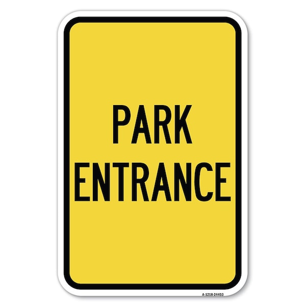 Safety Sign, 12 in Height, Aluminum, 24453